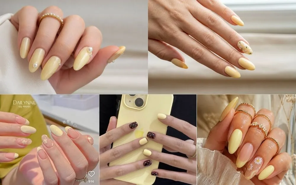 Top 50+ Mẫu Nail Vàng Đẹp, Sang Chảnh Hot Trend 2026 - 3