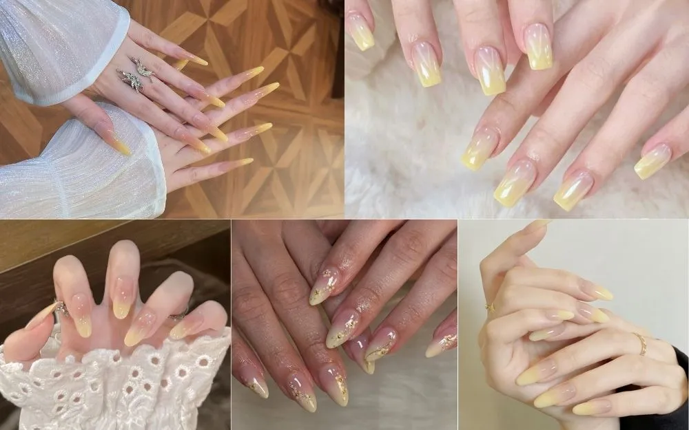 Top 50+ Mẫu Nail Vàng Đẹp, Sang Chảnh Hot Trend 2026 - 8