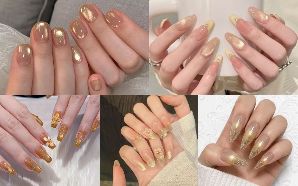 Đón Đầu Xu Hướng Với Bộ Sưu Tập Nail Vàng Mắt Mèo Siêu Cuốn Hút - 3