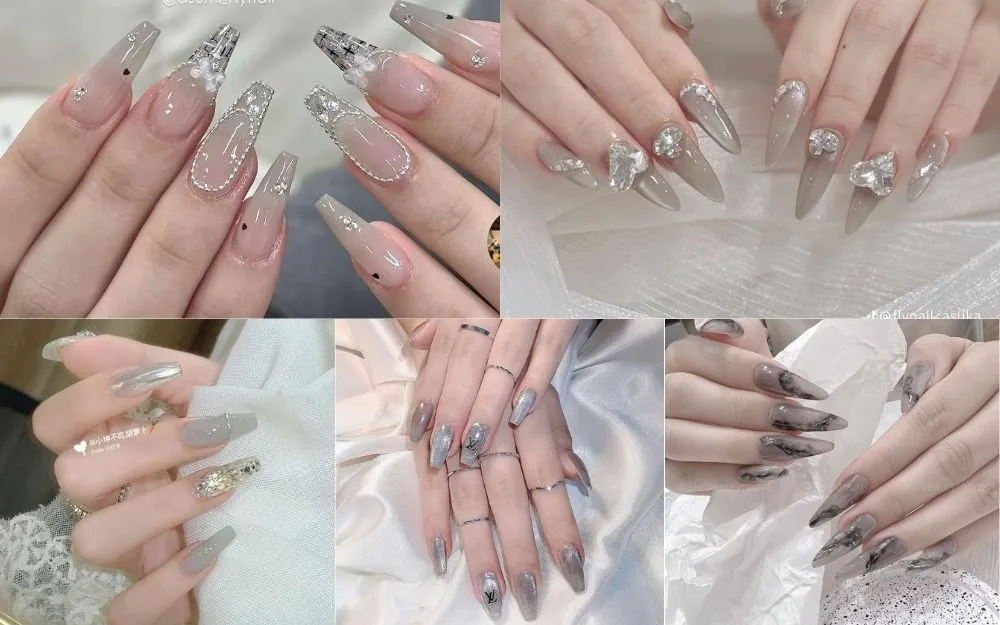 Nail Xám Thạch Hợp Với Da Nào? Top Kiểu Móng Xám Thạch Đẹp Mê Ly - 7