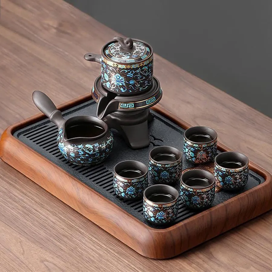Bộ ấm chén gốm sứ cao cấp