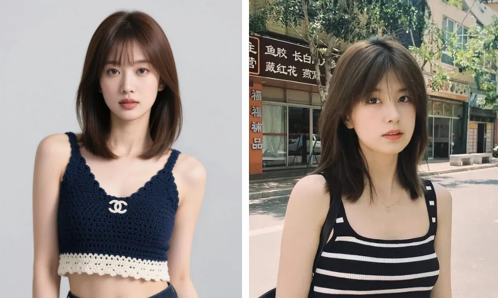 Top 9 tóc lửng không cần uốn đẹp tự nhiên, dễ chăm sóc - 7