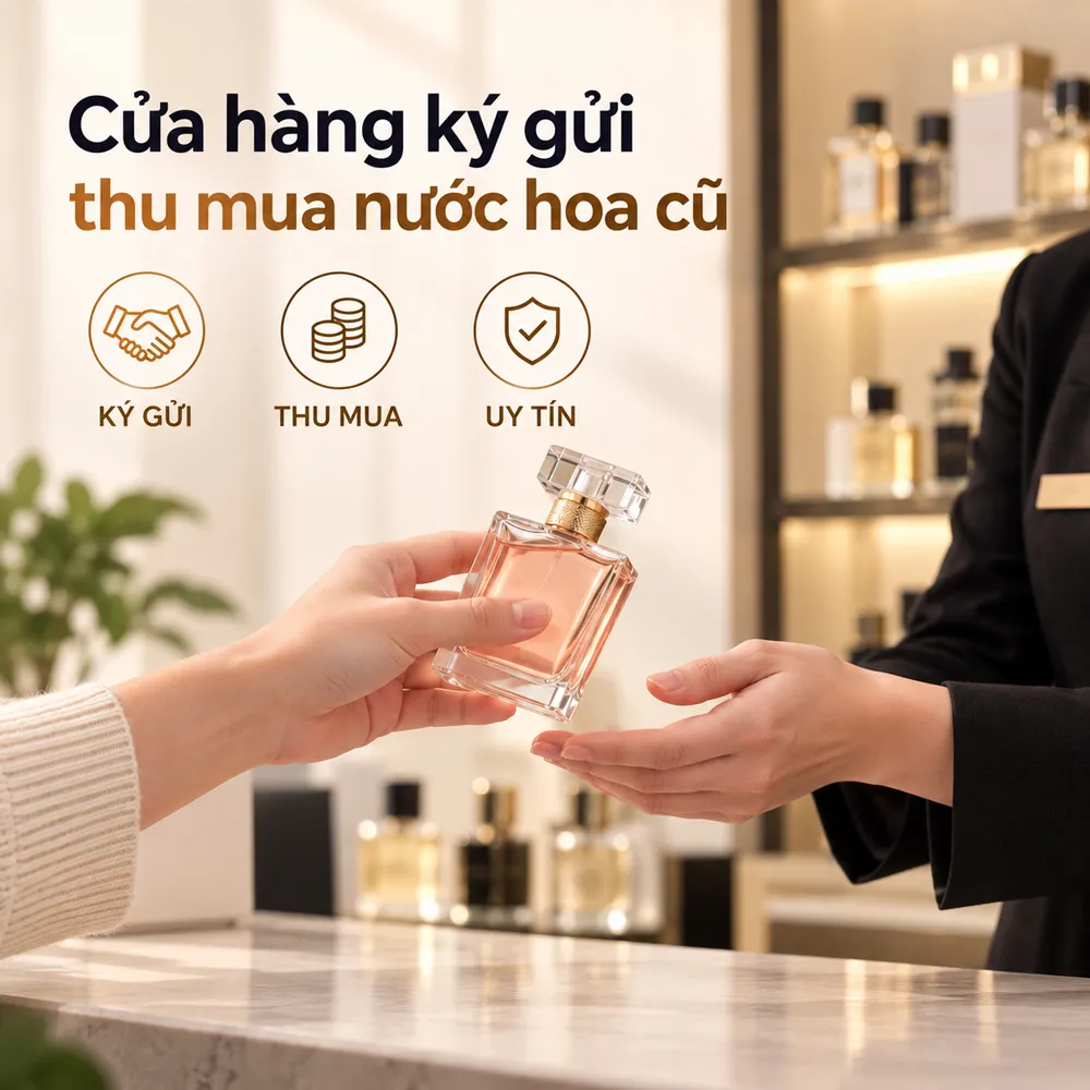 Các cửa hàng ký gửi hoặc thu mua nước hoa cũ