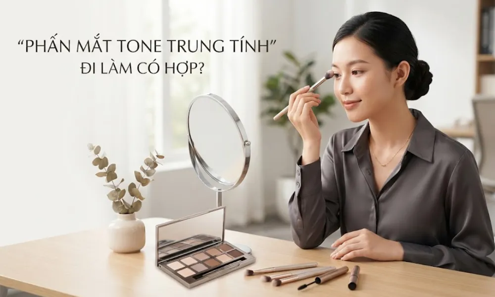 Bảng phấn mắt tone trung tính đi làm: Gợi ý dễ dùng - 1