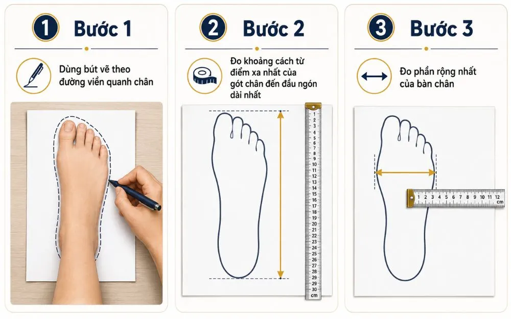 Cách Chọn Size Giày Nam Chuẩn Xác Khi Mua Online Và Offline - 2