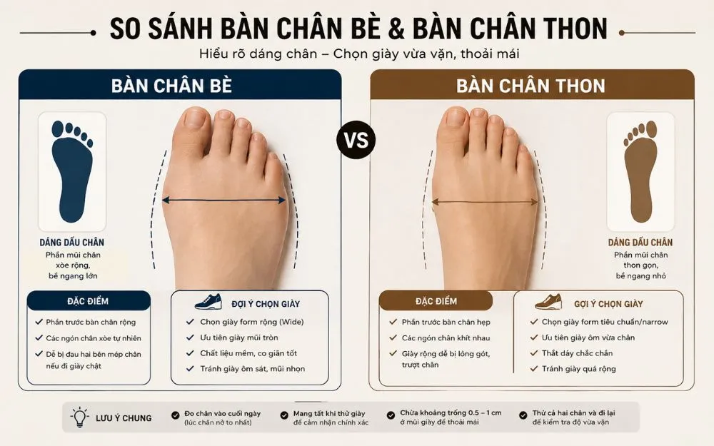 Cách Chọn Size Giày Nam Chuẩn Xác Khi Mua Online Và Offline - 3