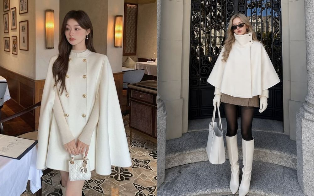 Cape Là Kiểu Áo Khoác Gì? Áo Khoác Cape Có Dễ Mặc Không? - 4