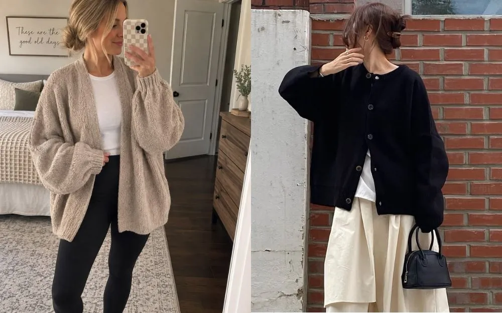 Cardigan Oversized Phối Đồ Thế Nào? Top 7+ Cách Mix Đồ Cuốn Hút - 1