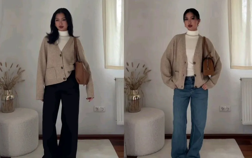 Cardigan Oversized Phối Đồ Thế Nào? Top 7+ Cách Mix Đồ Cuốn Hút - 8