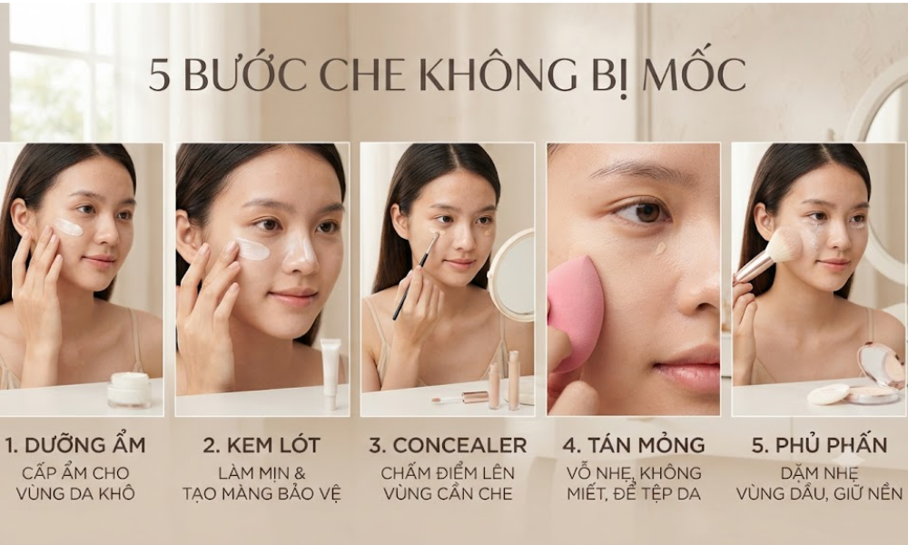 Che khuyết điểm không bị mốc: Bí quyết nền mịn đẹp - 2