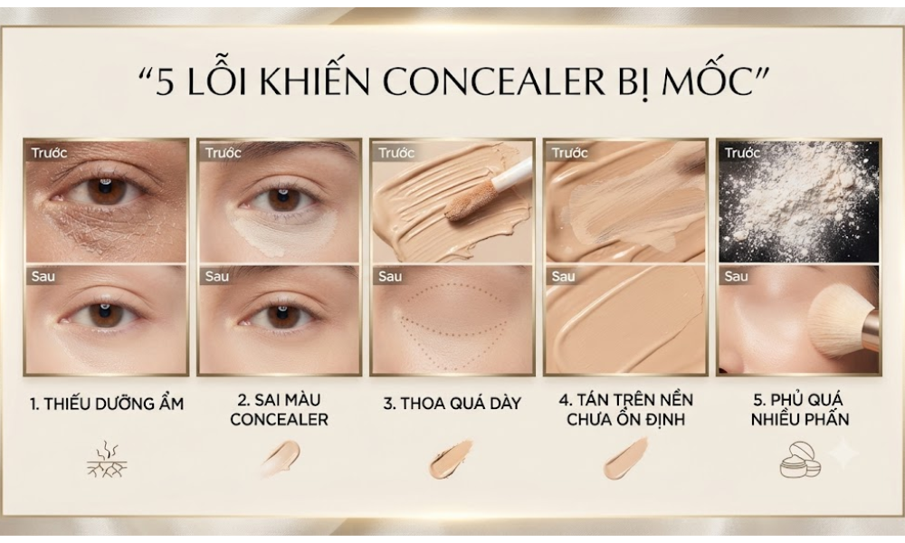 Che khuyết điểm không bị mốc: Bí quyết nền mịn đẹp - 4