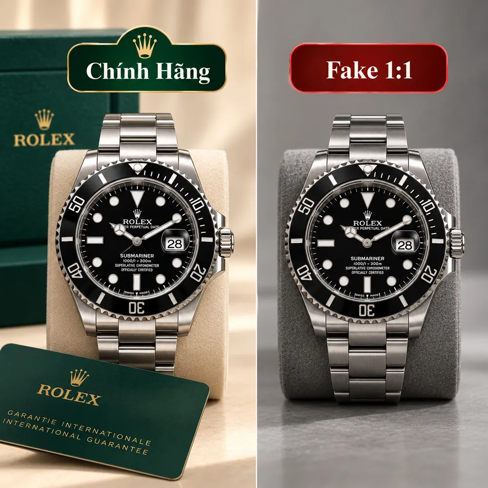 Có nên mua đồng hồ Fake 1:1 không