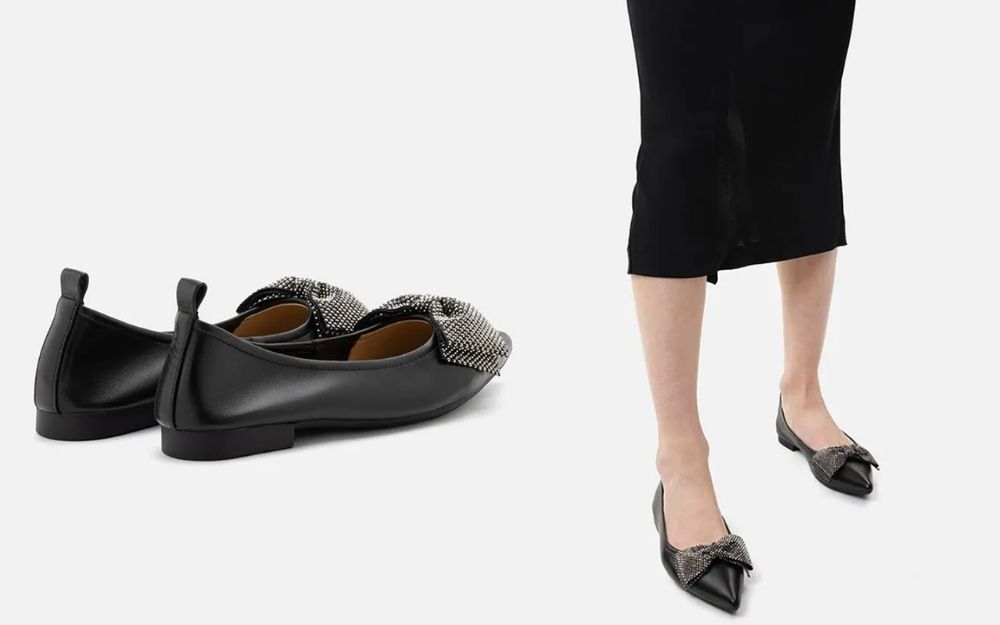 Top 10 Mẫu Giày Búp Bê Da Thật Cao Cấp Êm Chân Bán Chạy Hiện Nay - 15