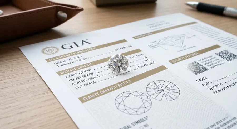 Các thông tin quan trọng trên chứng thư kiểm định GIA