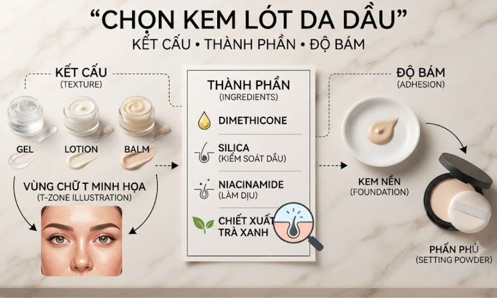 Kem lót cho da dầu giữ nền cả ngày: Top sản phẩm đáng mua - 2