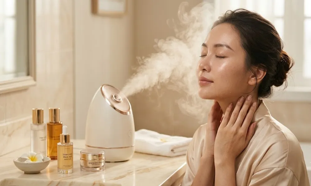 Máy Xông Hơi Mặt Dùng Thế Nào Cho Đúng? Hướng Dẫn Chi Tiết - 1