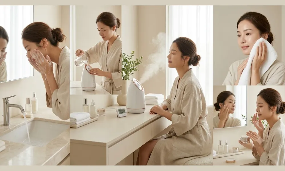 Máy Xông Hơi Mặt Dùng Thế Nào Cho Đúng? Hướng Dẫn Chi Tiết - 2