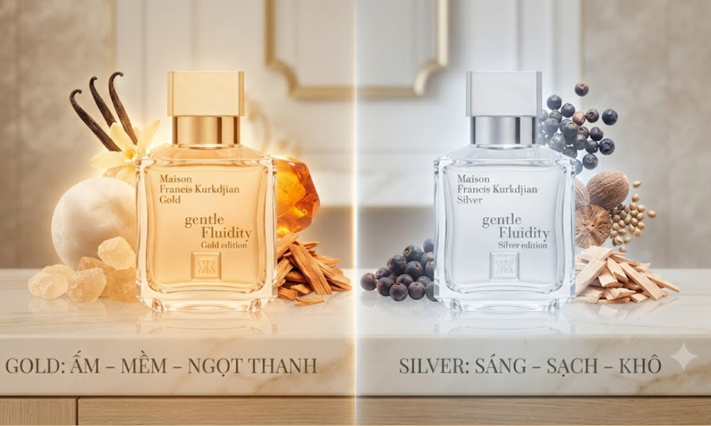 MFK Gentle Fluidity Gold và Silver khác gì? Nên chọn loại nào? - 1