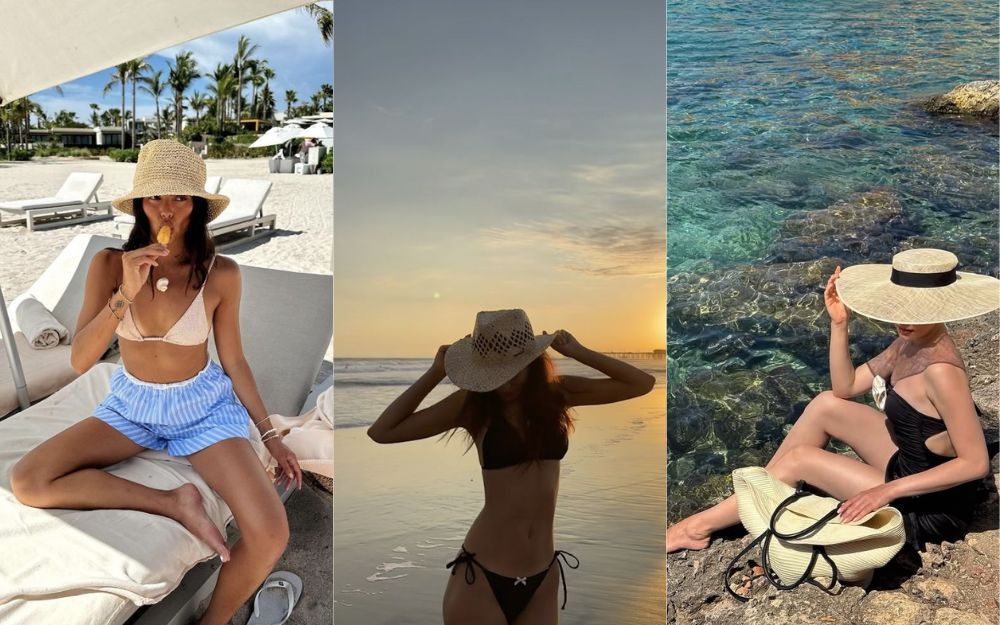 Bí Quyết Chọn Mũ Cói Đi Biển Cao Cấp Giúp Nàng Thăng Hạng Outfit - 7