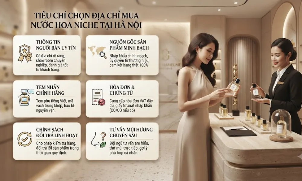 Mua Nước Hoa Niche Ở Đâu Hà Nội? Top 10 Địa Chỉ Uy Tín - 2