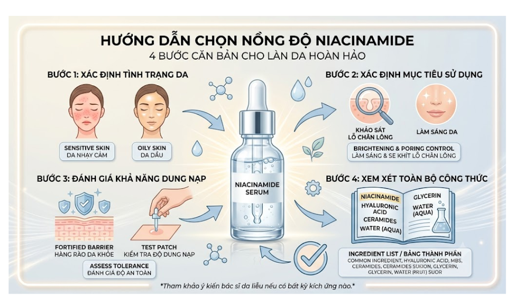 Niacinamide bao nhiêu phần trăm là đủ? Cách chọn nồng độ phù hợp - 5
