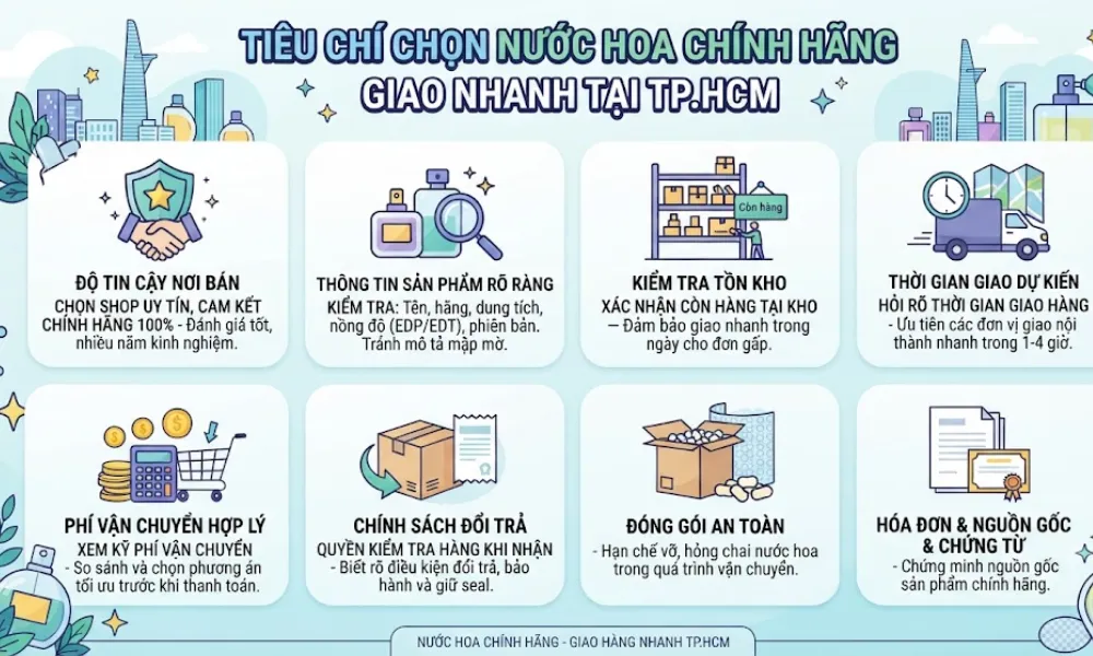 Nước hoa giao nhanh TPHCM: Mua hàng chính hãng tại Vua Hàng Hiệu - 1