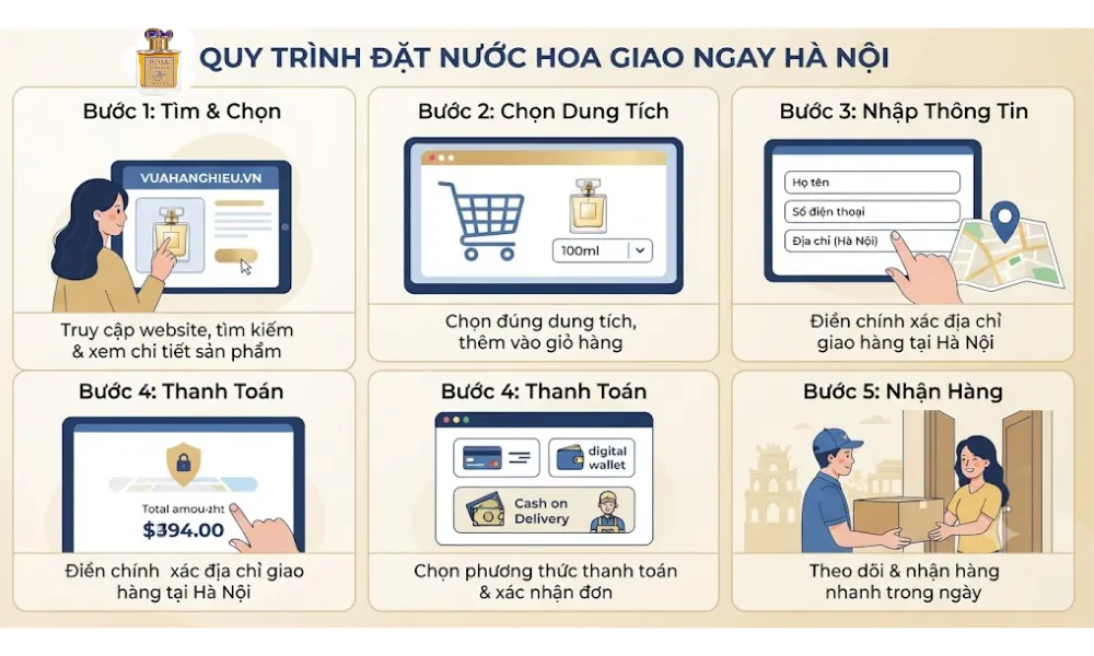 Nước hoa giao trong ngày Hà Nội: Mua chính hãng, nhận nhanh tại Vua Hàng Hiệu - 2