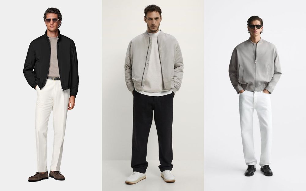 5+ Cách Phối Đồ Với Áo Bomber Nam Đi Làm Lịch Lãm, Chuẩn Công Sở - 6
