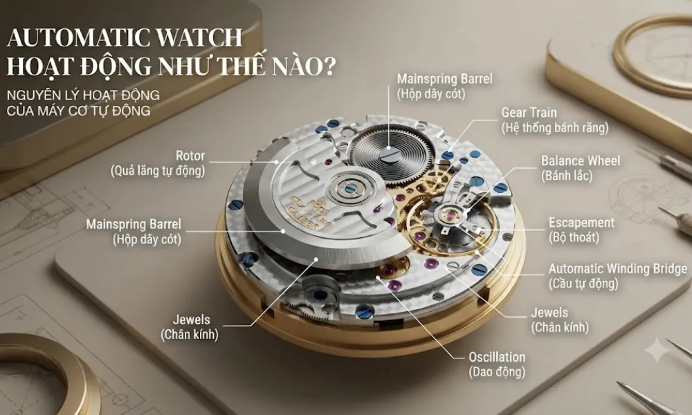 Đồng hồ automatic và quartz khác gì? Nên mua đồng hồ nào? - 2