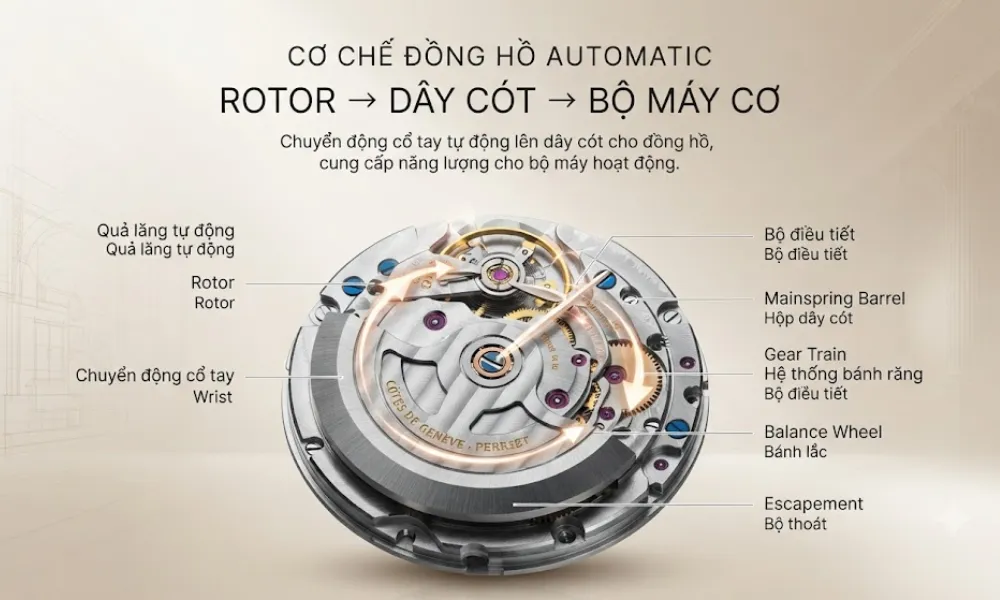 Đồng hồ automatic và quartz khác gì? Nên mua đồng hồ nào? - 3