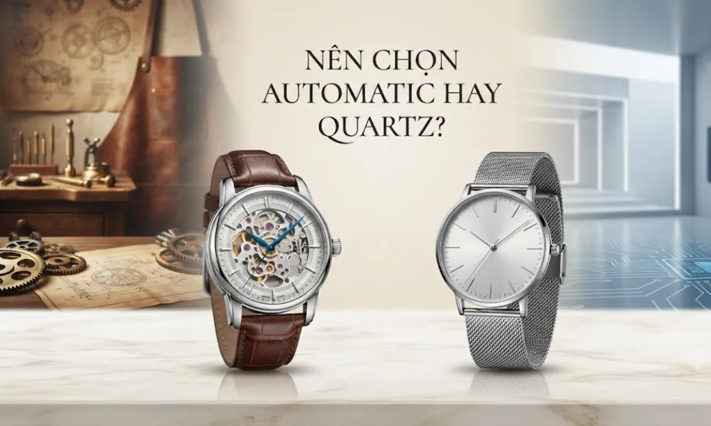 Đồng hồ automatic và quartz khác gì? Nên mua đồng hồ nào? - 1