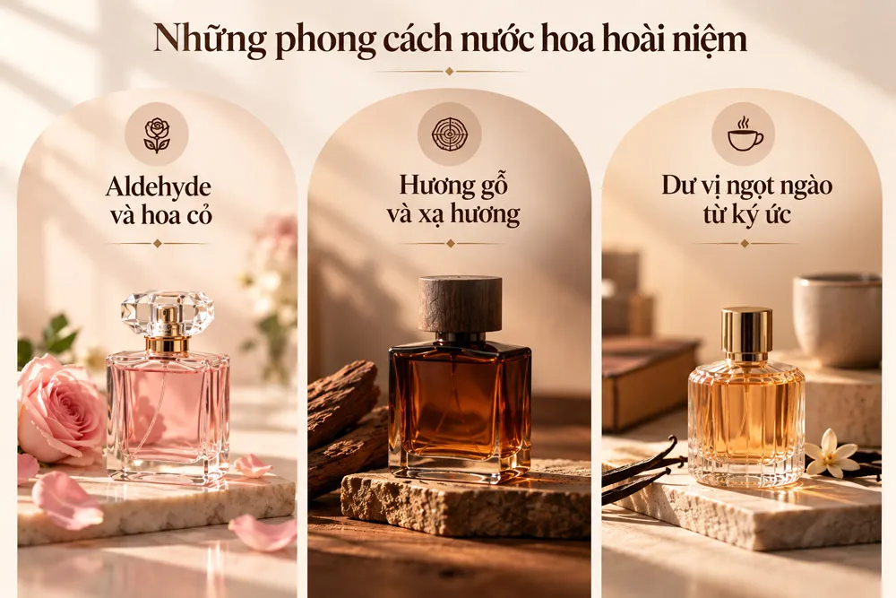 Những nhóm hương nước hoa kinh điển ghi dấu thời gian