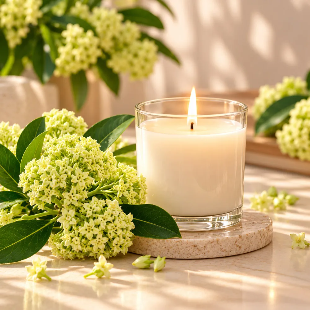 Nến thơm mùi giống hoa sữa