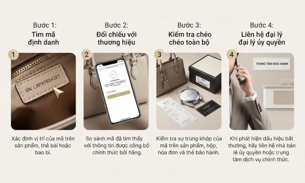Serial number hàng hiệu có ý nghĩa gì? Phân biệt với các loại mã khác - 3