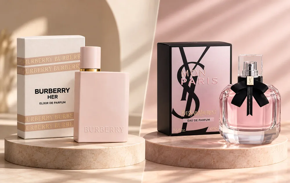 So sánh Burberry Her EDP và YSL Mon Paris