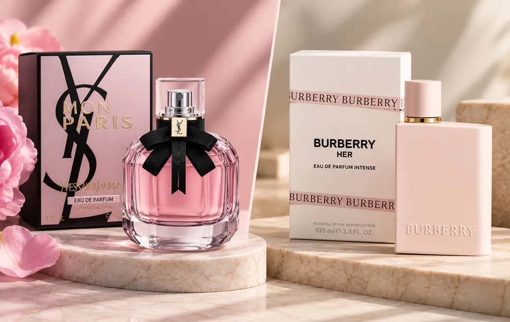 So sánh Burberry Her EDP và YSL Mon Paris