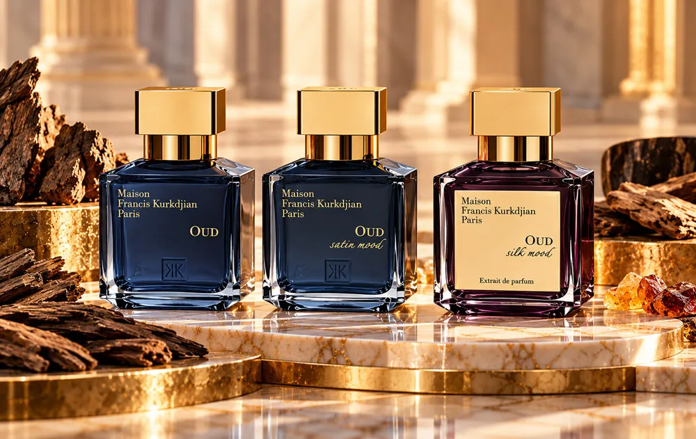 So sánh MFK Oud, Oud Satin Mood và Oud Silk Mood