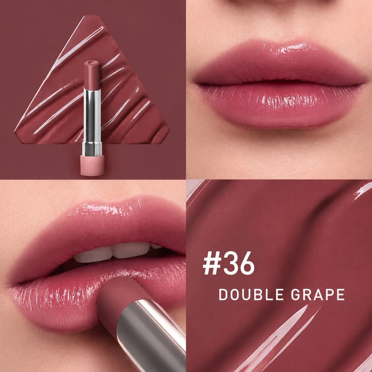 Son Dưỡng 3CE Glazy Lip Glow 36 Double Grape