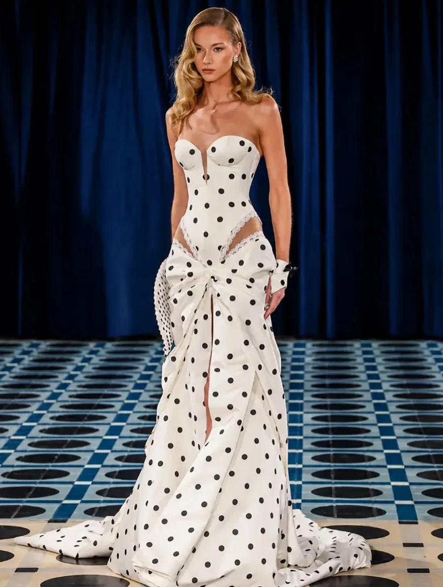 xu hướng váy cưới tại New York Bridal Fashion Week 2027