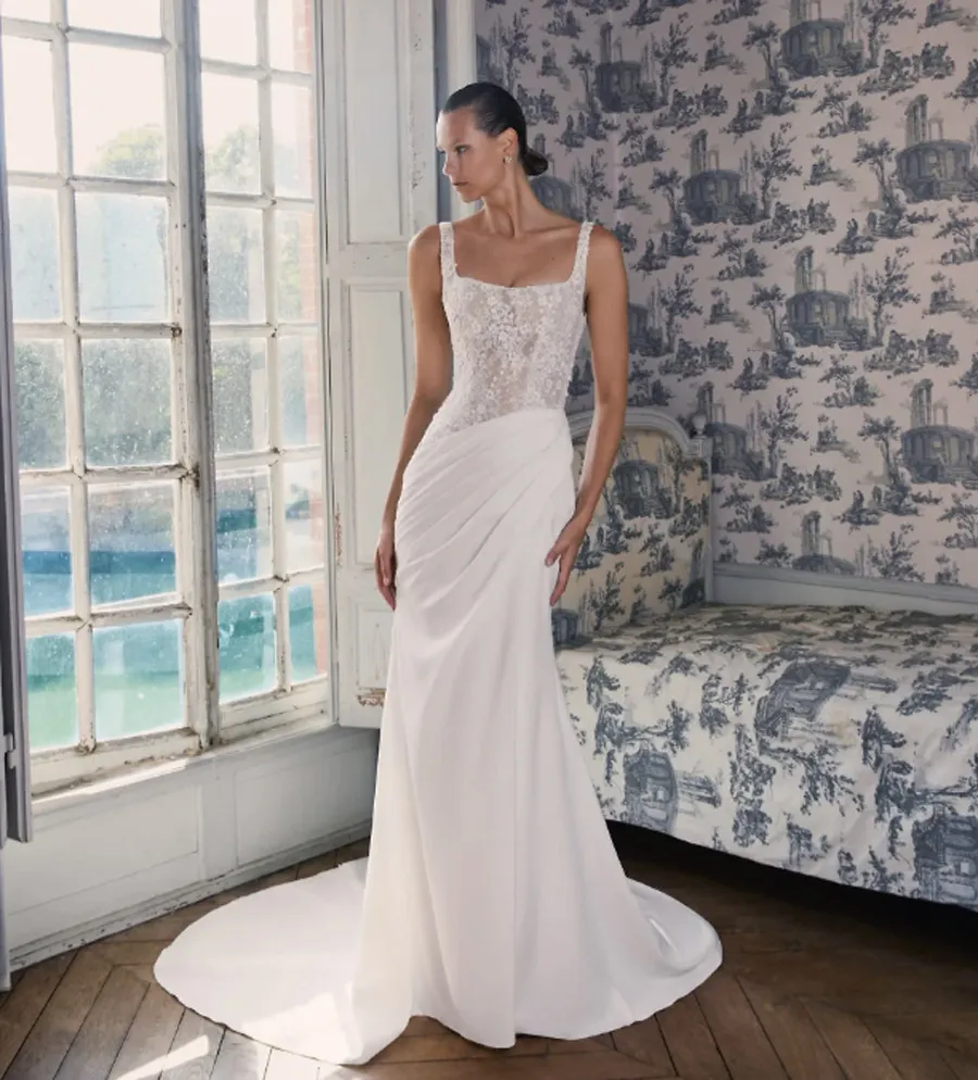 xu hướng váy cưới tại New York Bridal Fashion Week 2027