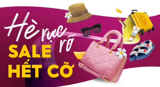 Hè Rực Rỡ Sale Hết Cỡ - Săn Sale Chính Hãng Tháng 8 Trên Vua Hàng Hiệu