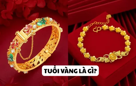 Tuổi vàng là gì? Cách tính tuổi vàng 10K, 14K, 18K, 24K