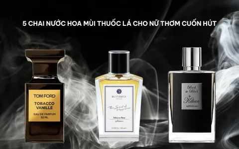 5 Chai Nước Hoa Mùi Thuốc Lá Cho Nữ Thơm Cuốn Hút