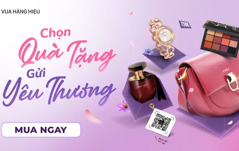 “Chọn Quà Tặng - Trao Yêu Thương”: Freeship Và Voucher Khủng Từ Vua Hàng Hiệu