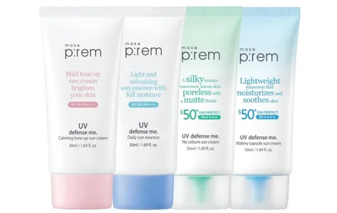 Kem chống nắng Make P:rem có mấy loại? Phân biệt chi tiết từng dòng