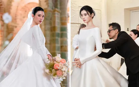 6 Chiếc Váy Cưới Của Hề Mộng Dao: Thời Trang Xa Hoa Và Đầy Cảm Xúc Từ Dior Đến Chanel