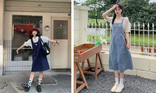 Gợi ý 10 cách phối đồ với váy yếm đẹp, thời trang cho phái nữ