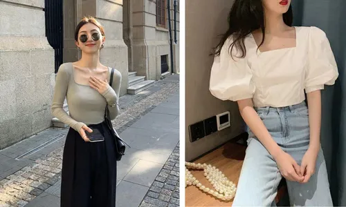 15+ Cách Phối Đồ Với Áo Cổ Vuông Đẹp, Dễ Áp Dụng