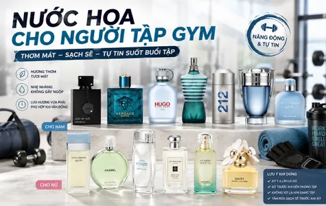 15 Nước Hoa Cho Người Tập Gym Nam/Nữ Năng Động, Dễ Chịu