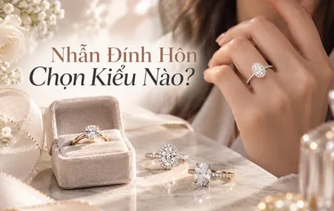 Nhẫn Đính Hôn Chọn Kiểu Nào? Top 6 Kiểu Dáng Đẹp Và Cách Chọn Chuẩn Gu Nàng